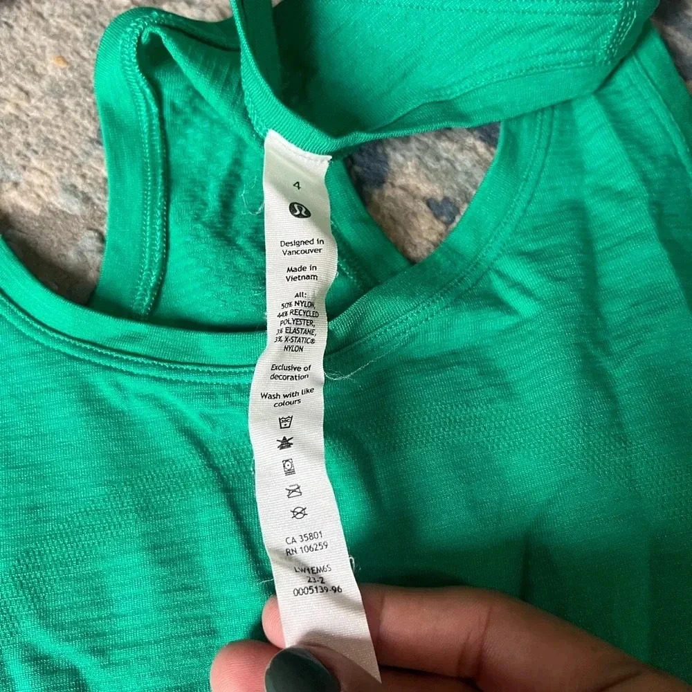 NWOT Lululemon Swiftly Tech Racerback Tank Top 2.0 Size 4 - Picture 5 of 6